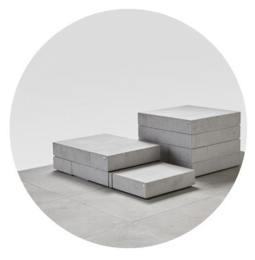 Precast concrete elements for infrastructure construction